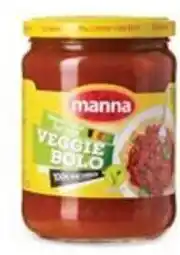 Hanos Manna bolognaisesaus vegetarisch aanbieding