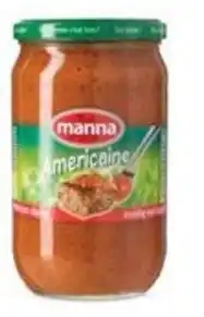 Hanos Manna sauzen americain aanbieding