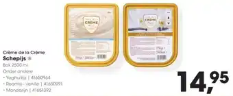 Hanos Crème de la crème schepijs aanbieding