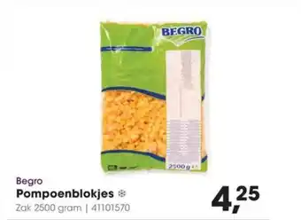 Hanos Begro pompoenblokjes aanbieding