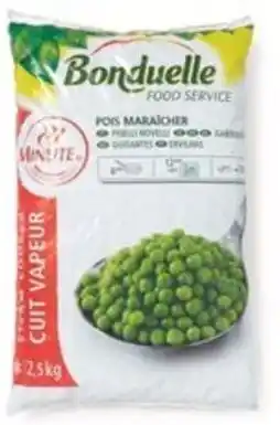 Hanos Bonduelle diepvriesgroenten jonge velderwten aanbieding