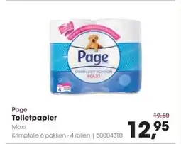 Hanos Page Toiletpapier aanbieding