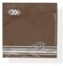 Hanos Gautier servetten chocolate aanbieding