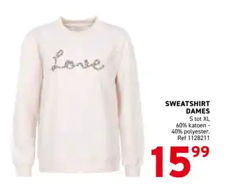 Trafic Sweatshirt dames aanbieding