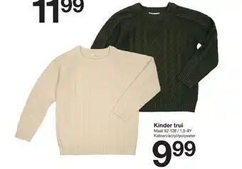 Zeeman Kinder trui aanbieding