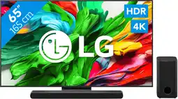 Coolblue LG 65 QNED86 EVO 4K (2025) + LG DS77TY aanbieding