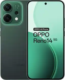 Coolblue OPPO Reno 14 256GB Groen 5G aanbieding