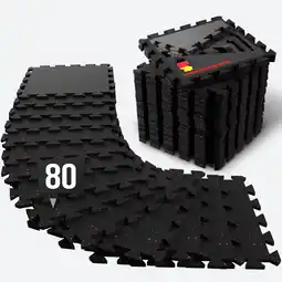 Decathlon Rubberen Beschermmat Fitnessvloer – Set van 40 Puzzeltegels aanbieding