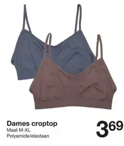 Zeeman Dames croptop aanbieding