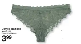 Zeeman Dames brazilian aanbieding