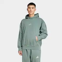 Decathlon Hoodie in afgewassen molton All Szn groen aanbieding