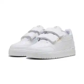 Decathlon Shuffle Downtown lage sneakers voor kinderen PUMA White Gold aanbieding