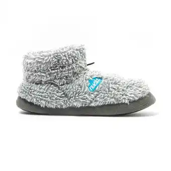 Decathlon Slippers Nuvola grijs Gevoerde rubberen zolen aanbieding