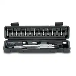 Decathlon Momentsleutelset fiets 14 bits 1/4 2-24 Nm aanbieding