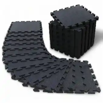 Decathlon Beschermende Vloermat Set – 72 Puzzelmatten en 108 Randstukken – Gymnastiekmat aanbieding