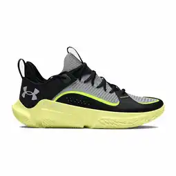Decathlon Basketbalschoenen voor Volwassenen Under Armour FLOW FUTR X Geel aanbieding