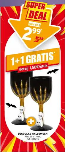 Trafic Decoglas halloween aanbieding