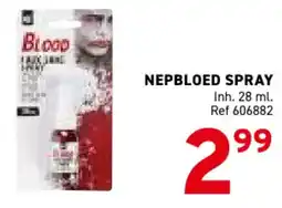 Trafic Nepbloed spray aanbieding