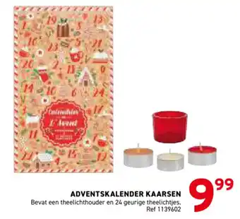 Trafic Adventskalender kaarsen aanbieding