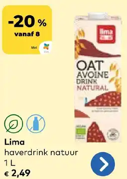 Bio Planet Lima haverdrink natuur aanbieding