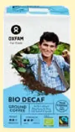 Bio Planet Oxfam Fair Trade gemalen koffie decaf aanbieding