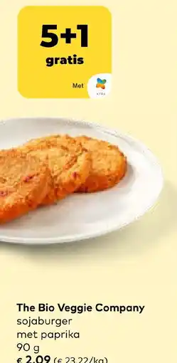 Bio Planet The Bio Veggie Company sojaburger met paprika aanbieding