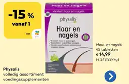 Bio Planet Physalis Haar en nagels aanbieding