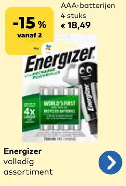 Bio Planet Energizer AAA-batterijen aanbieding