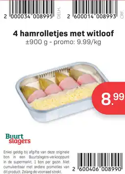 Bon Ap 4 hamrolletjes met witloof aanbieding