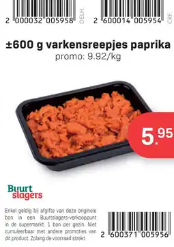 Bon Ap Varkensreepjes paprika aanbieding