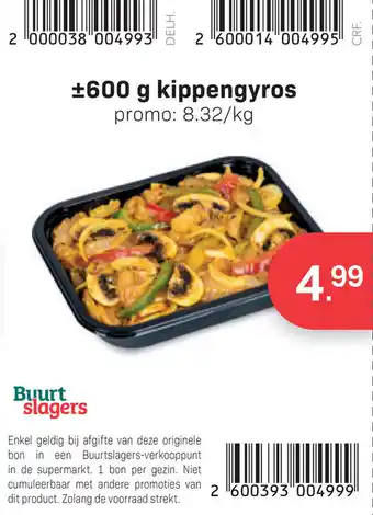 Bon Ap Kippengyros aanbieding
