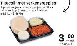 Bon Ap Pitacolli met varkensreepjes aanbieding