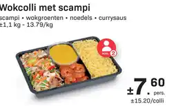 Bon Ap Wokcolli met scampi aanbieding