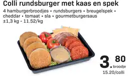 Bon Ap Colli rundsburger met kaas en spek aanbieding