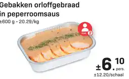 Bon Ap Gebakken orloffgebraad in peperroomsaus aanbieding