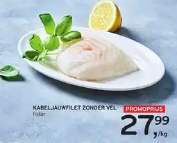 Alvo Kabeljauwfilet zonder vel aanbieding
