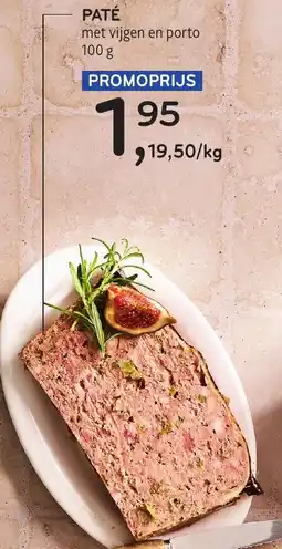 Alvo Paté met vijgen en porto aanbieding