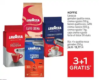 Alvo Lavazza koffie aanbieding