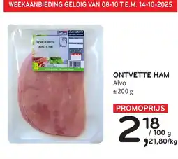 Alvo Ontvette ham aanbieding