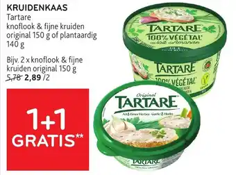 Alvo Tartare kruidenkaas aanbieding