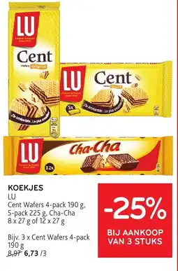 Alvo LU koekjes aanbieding