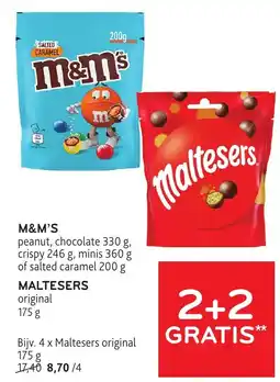 Alvo M&m's / Maltesers aanbieding