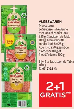 Alvo Marcassou vleeswaren aanbieding