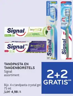 Alvo Signal tandpasta en tandenborstels aanbieding