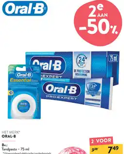 Di Oral-B het merk aanbieding