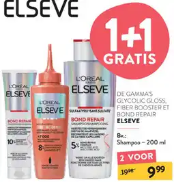 Di Elseve de gamma's glycolic gloss, fiber booster et bond repair aanbieding