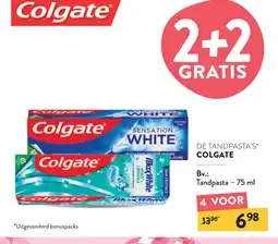 Di Colgate de tandpasta's aanbieding