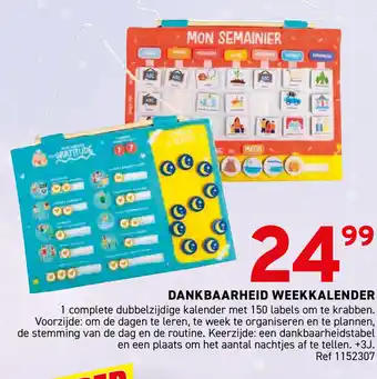 Trafic Dankbaarheid weekkalender aanbieding