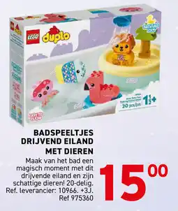 Trafic Badspeeltjes drijvend eiland met dieren aanbieding