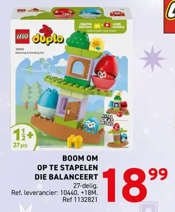 Boom om op te stapelen die balanceert